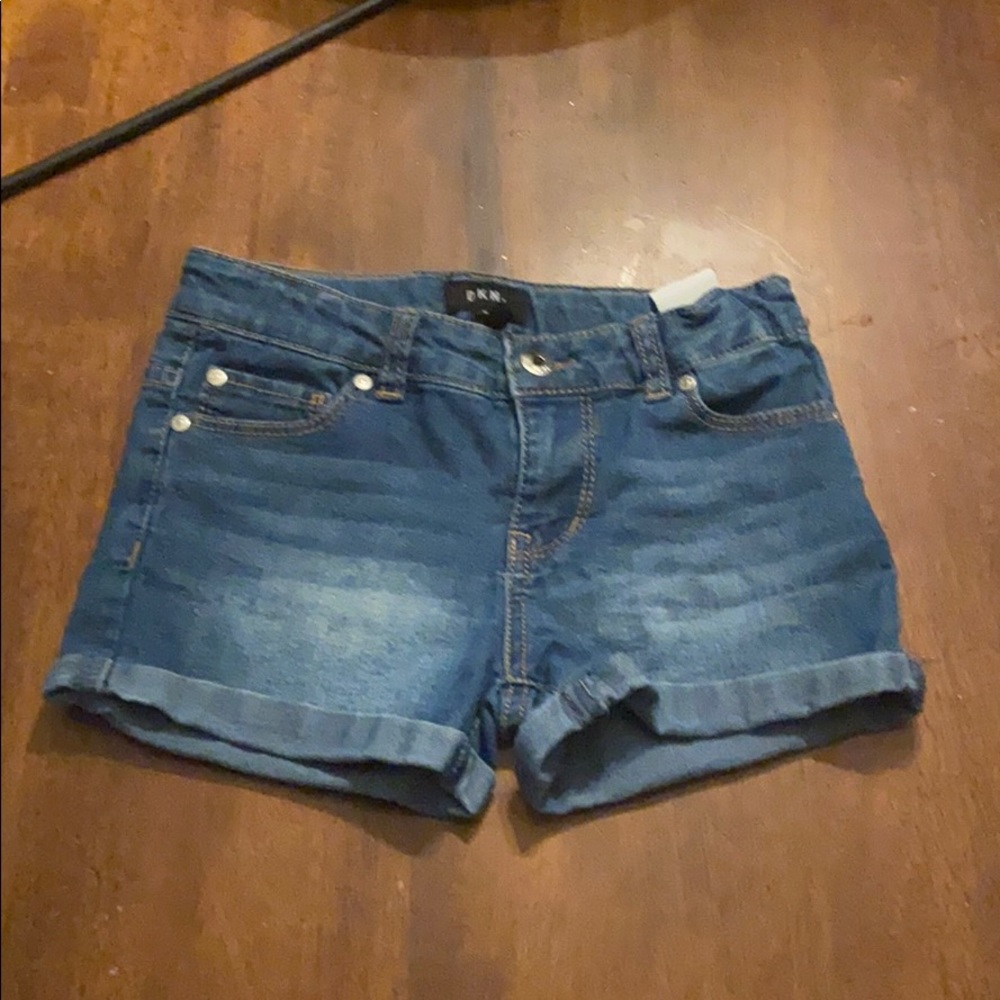 dkny kid jean shorts